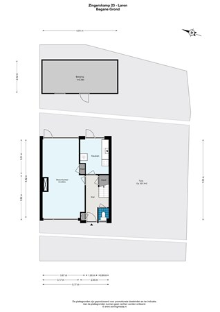 Floor plan - Zingerskamp 23, 1251 PJ Laren Nh 